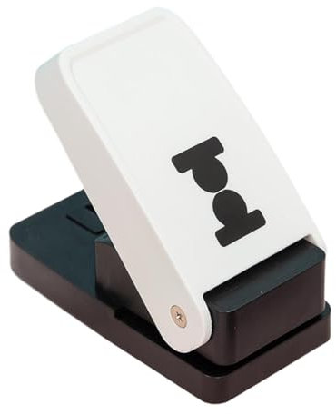 kowaku Tab-Stanzer, Index-Tab-Stanzer, tragbarer Loseblatt-Trennzeichen-Stanzer, Bastelpapier-Stanzer für DIY-Lesezeichen-Notizblöcke