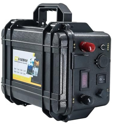 WILLQ Batterie propulseur d'hélice 12V 24V Batterie Lithium 100Ah 150Ah 200Ah BMS intégré pour Moteur Bateau électrique hélice de Bateau de pêche, Batterie Marine avec Chargeur,12v100ah