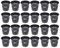 OFFSCH Piezas de Macetas Baldes Vasos para Plantar Agua Soporte para Plantar Agua Baldes para Cultivo sin Tierra Vasos de Plástico para Plantar