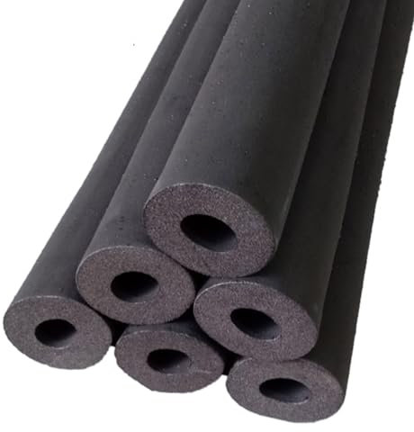 1.70m Schaumstoff Isolierschlauch Rohrisolierungen Flexible Rohrisolierung für Solar-Klimaanlagen Schutzhülle Isolierschlauch für Rohr Dicke 9.0mm ID 6-60mm(19mm(3/4))