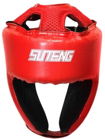 Fiorky Kopfschutz for Boxen, Kickboxen, Kopfschutz, verstellbar, Snda-Trainingskopf, tragbar, Box-Sicherheitskopfschutz, angepasstes Sportzubehör, Taekwondo-Helm