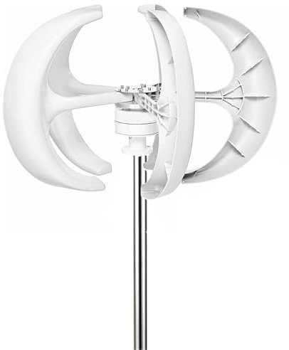 lwjunmm Generatore Eolico Ad ASSE Verticale Generatore Eolico 2000w,Turbina Eolica Altro Generatore Eolico Energia Rinnovabile,per Terrazza Marine Camper Chalet Barca,12v