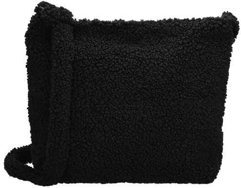 Beagles Umhängetasche aus Teddy-Stoff - Geräumig, Weicher Komfort, Mehrere Fächer, Praktisch und Stilvoll, Handytasche, Crossbody Bag