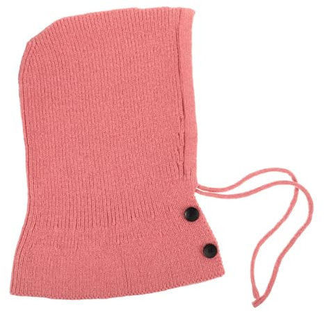 OATIPHO Warme Wintermütze aus Polyester Bequeme Strickmütze für Damen Einteiliger Schal zum Kombinieren mit Winteroutfits für Kopf und Nackenschutz bei Outdooraktivitäten