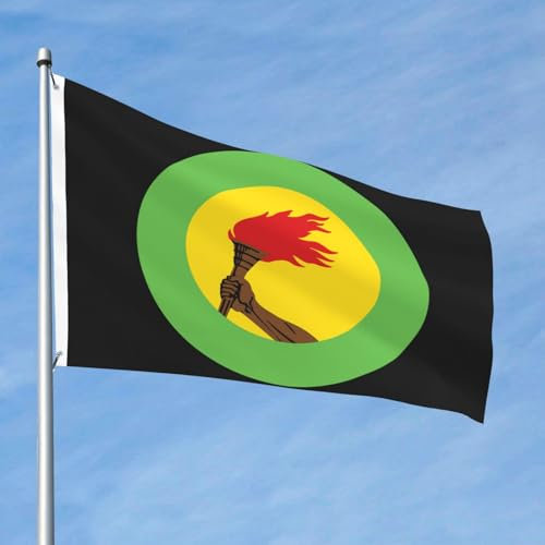 Cocarde De La Force Du Zaïre Jardin Signe Drapeau De Jardin Colorée Drapeaux De Pirate Pour Intérieure Porche Extérieure 90X150Cm