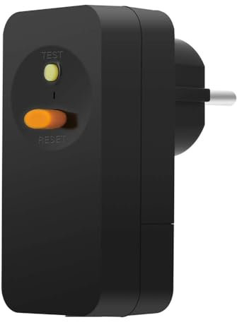 Vocdikficy FI-Schutzschalter Personenschutzstecker Ersatzstecker 10mA Fehlerstromschutzschalter 16Amp EU Stecker