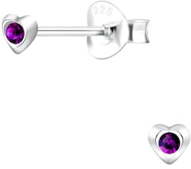 Herz Ohrringe 925 Silber