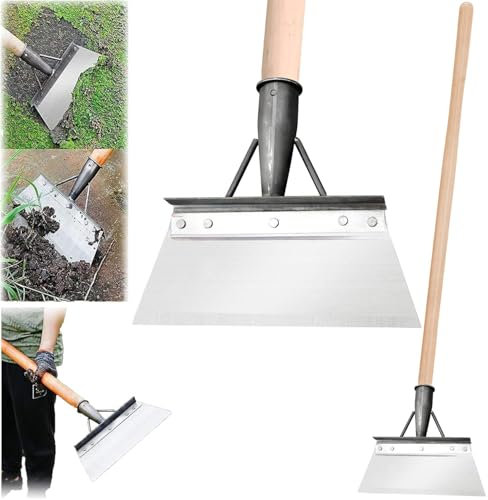 Multifunctional Garden Shovel – Outdoor Cleaning Tool, Patio Weed Remover, Ice Scraper, Snow Shovel, Soil Digger, Lawn Edger, Compact Landscaping Tool for Home and Yard Maintenance (30 cm)
