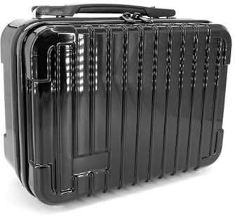 Tragetasche für Quadrocopter, Hartschale, PC, UAV Reisetasche, wasserdicht, stoßfest, Aufbewahrungstasche, Schwarz, 120 LEDs