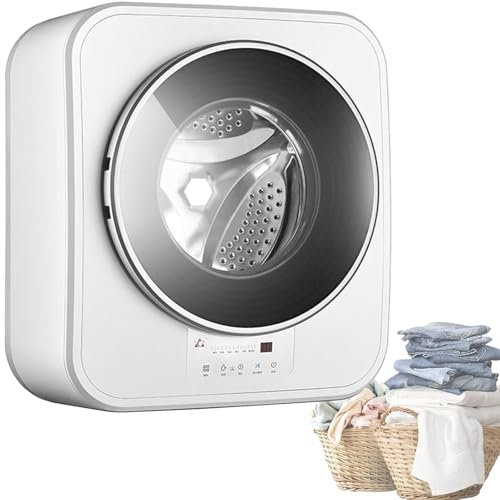 ZHJOPP Lavadora portátil pequeña Inverter, Lavadora y Secadora de Tambor montada en la Pared Totalmente automática, Lavado Enjuague deshidratación