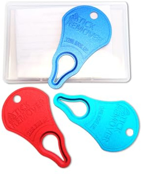 XuanShiTangMen Tick Remover Tool 3 Pack | Aluminum Key for Dogs & Humans