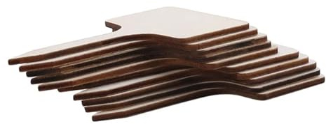 IUVYTA Étiquettes de Plantes en Bois de Type T, étiquettes de Jardin écologiques en Bambou for graines, Herbes en Pot, Fleurs, légumes, Panneaux étanches 2024(10PCS)