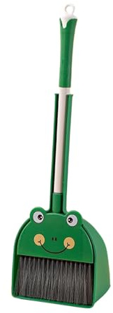 mophrati Juego de Limpieza para niños, Escoba y recogedor de Juguete ABS, recogedor y Cepillo para niños pequeños, Juego Limpieza , A