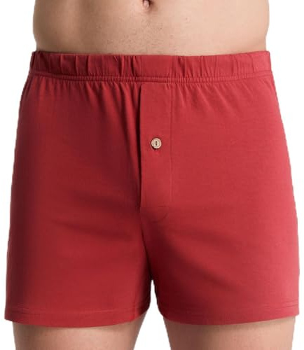 ALBERO NATUR Herren Boxershorts klassisch weit, 100% Baumwolle Bio, Single Jersey 175 g/m², GOTS-Zertifiziert