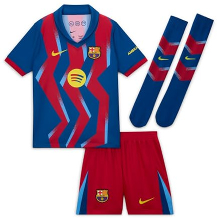 FC Barcelona 2025/26 Stadium Fourth Dreiteiliges Nike Replika Fußballtrikot-Set für jüngere Kinder, FZ1306