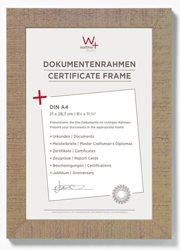 walther design Cadre photo walther design beige 21 x 29,7 cm (DIN A4) Home Cadre en bois HO130C