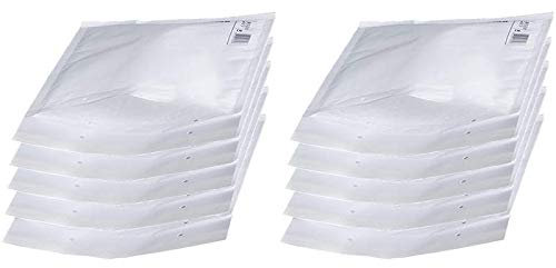 10x Luftpolstertaschen Versandtaschen C/3 170 x 225 mm Luftpolsterumschläge Verschluss Haftklebend Weiss