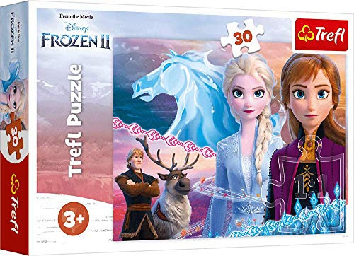 Trefl, Puzzle, Mut der Schwestern, Disney Frozen 2, 30 Teile, für Kinder ab 3 Jahren, Farbig