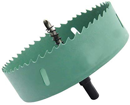 Sega a tazza 130mm, punta LAIWEI per forare legno, lamiere sottili, profili in alluminio, PVC, ecc. Strumento di foratura affilato e resistente