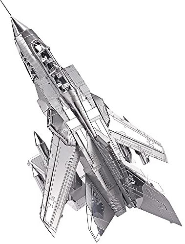 Piececool 3D Metall Puzzle Kampfflugzeuge, 100% Wiederherstellen, 83 Teile, für Erwachsene, 83 Stück, 14+ Jahre, Realistisch, Unisex, Tornado, Experte, Metall, 3D Puzzle, 1 Set, 1 Stück