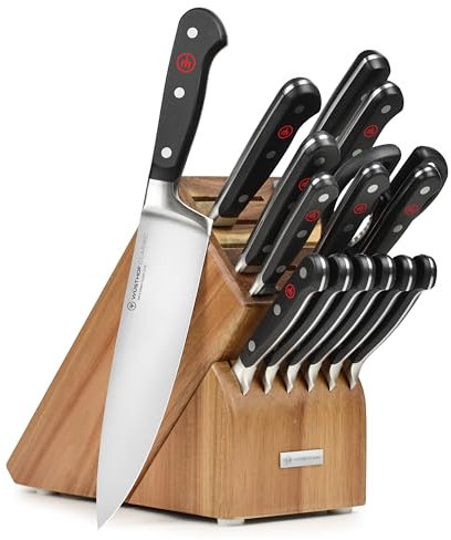 Wusthof Classic Messerblock-Set, Messerblock aus Akazie