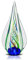LCCCK Handgefertigte Murano Glas Skulpturen - Elegante Glaskunst Figuren Deko für Wohnzimmer, Fensterbank und Bücherregal - Briefbeschwerer Glas für Bür