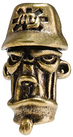 HorixGear Messer Lanyard Perlen, Basaball Cap Paracord Perlen EDC Zubehör für Zipper Pull, Schlüsselanhänger, Armband Halskette (1pc) (Gold)