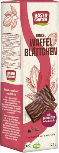 Dinkel-Waffelblättchen Zartbitter 6 x 125 g