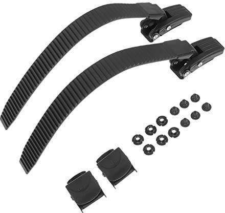 Garneck 2 Sets Schlittschuh-Schnalle Schlittschuh-Riemen Schlittschuh-Schnalle Hockey-Skate-Schnürsenkel Schlittschuh-Rollschuh-Zubehör Eishockey-Schlittschuhe Schlittschuhe