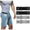 BELTROAD Gürtel ohne Schnalle für Männer und Frauen, Seitengürtel ohne Schnalle, elastisch, verstellbar, unsichtbar, keine Schnalle, Schwarz, Schwarz, Grau, Grau, Fit 2 loop distance 8.5-12