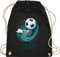 Turnbeutel Rucksack - Fußball Schuss Cool Fußballfan | Fußballgeschenkideen - Unisize - Schwarz - personalisierte stoffbeutel junge beutel fussball geschenke+für+fußballfans leon beuteltasche