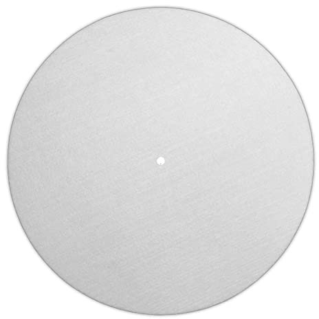 Next Ferry - Slipmat - Weiß - Plattenspieler Matte aus Filz - Slipmats für Dj's - Plattentellerauflage für alle Plattenspieler Turntables - gedruckt in Deutschland