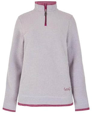 Weird Fish Beye 1/4 Zip Grid Fleece Heather Size 20. (Jumper/Sweater/Fleece)
