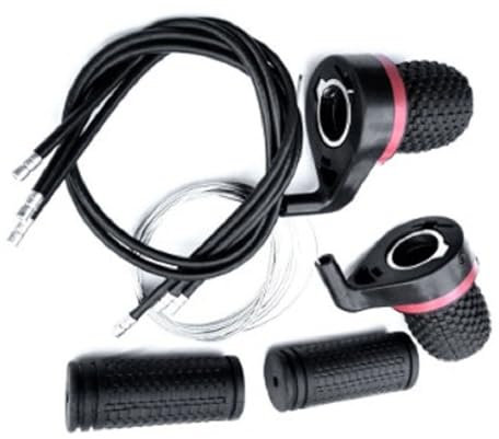 Vélo Twist Gear Manettes De Vélo Pratiques pour Accessoire De Vélo,Levier De Vitesses Poignées De Changement De Vitesse À Torsion De Vélo pour Un Contrôle Stable Et Facile
