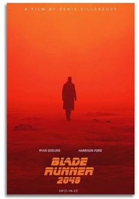 Blade Runner 2049 Poster, Kunstdekoration, Wandposter, Dekoration, Innenposter, Druck, Dekoration, Bar, Restaurant, Ästhetik, Poster, Wohnzimmer, Poster, 30 x 45 cm, ungerahmter Stil