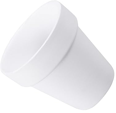 CIYODO 20stücke Kleine Weiße Terrakotta Töpfe Keramische Blumentöpfe Mit Abflussloch Für Sukkulenten Und Kakteen Für Outdoor-Dekoration Und Schulprojekte
