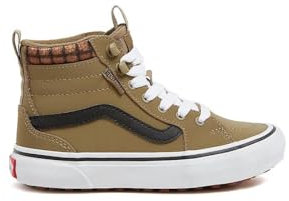 Vans Filmore Hi VansGuard Sneaker, Cozy Plaid Olive/White, 28 EU