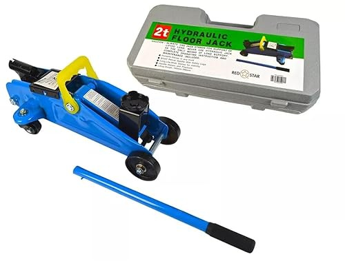 RED STAR 2 Ton Hydraulic Trolley Floor Jack Car Van 2000kg Lifting Lift Trolley Jack UK