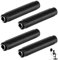 kiki fancy 6.35mm 1/4 Inch Female to Female Audio Connector, 4 Pack TRS/TS Coupler Jack Stereo Audio Video Cable Power Adapter Joiner for Speaker Headphone Guitar Instrument More