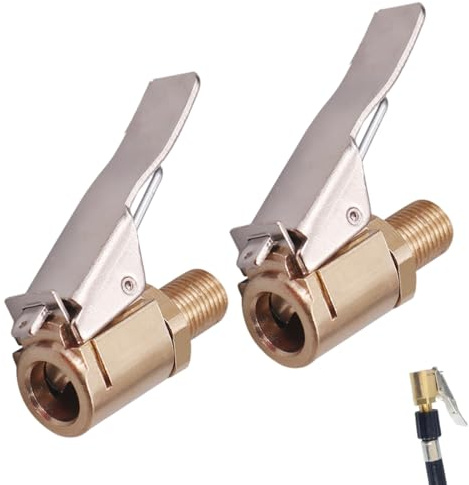 MEXRUMI Autoventil Adapter，2 Stück 6Mm Hiyitks Ventilverlängerung Autoventil，Autoventil Hebelstecker Air Chuck,Luftpumpe Adapter