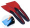 TailoTec® 2 Rascador de Hielo para Coche - Rasqueta Parabrisas Eficiente (20 x 9 cm) - Quita Hielo Resistente para Parabrisas y Luna de Coche (2 RASQUETAS)