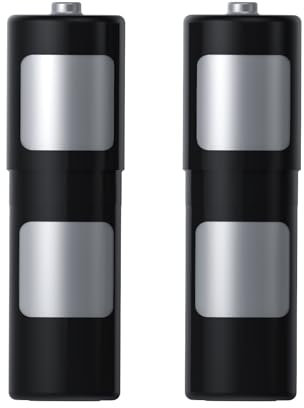 PRISMXR Lot de 2 piles AA rechargeables de rechange 1800 mAh pour Carina D1/D1S, compatibles avec station de charge Meta Quest 3S/3