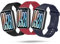 Xisair 3 Silikon-Armbänder Kompatibel mit Xiaomi Smart Band 9 Pro und Xiaomi Smart Band 8 Pro Sportarmband, Silikon, Atmungsaktiv, Weich und Bequem Ersatzbänder Passend für Miband 9 Pro, Miband 8 Pro