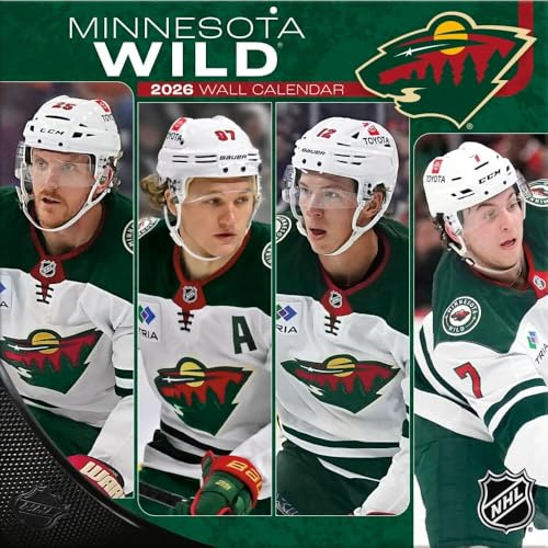 TURNER SPORTS Minnesota Wild 2026 12X12 Team Wall Calendar (26998011944)