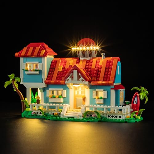 BRIKSMAX 2.0 Light Kit for Lego Lilo and Stitch Beach House -Innovative Led Lighting Compatible with Lego Disney 43268 - Not Included Lego Set