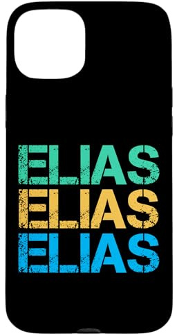 Elías nombre Elia nombre de pila ideas para regalos regalos Carcasa para iPhone 15 Plus