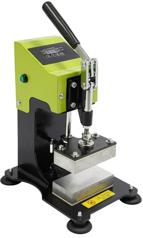Rosin Wärme Pressemaschine 1Ton Rosin Presse mit Digitaler LED, Hochdruck Doppelheizelement, Hitze Presse Maschine, Manuelle Hydraulische Wärmepresse Maschine für T-Shirt, Mütze