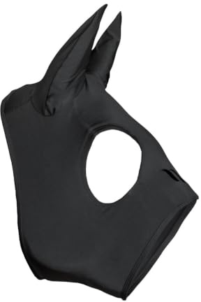 BoT Maske mit Ohren Style Spirit, M/cob, schwarz