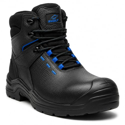 BWOLF PANZER HI S7S Wasserdichte Sicherheitsschuhe S7S | Komposit-Zehenkappe | Kevlar Durchtrittschutz | Rutschfeste PU-Sohle (Standard, EU Schuhgrößensystem, Erwachsene, Numerisch, M, 45)