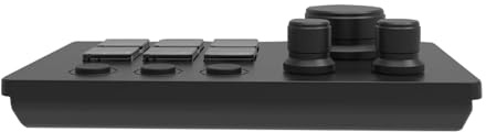 GOWENIC Benutzerdefinierter Visueller Tastatur-Stream-Controller mit LCD-Tasten und Szenenwechseltasten, Effiziente Desktop-Steuerung, 64-Bit und Höher/MacOs 14 und Höher, 165 G (Black)